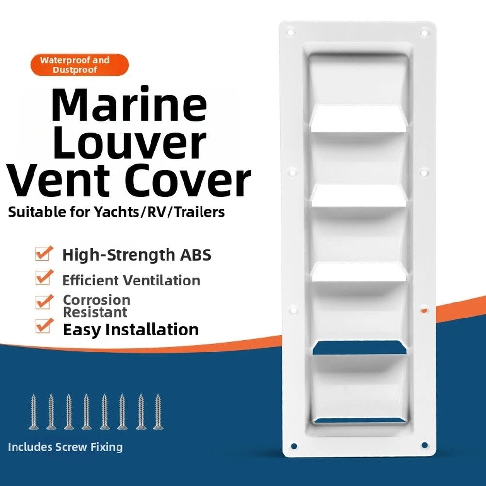 ABS Louvered Vent Cover for Marine For Yacht and RV Trailer Ventilation