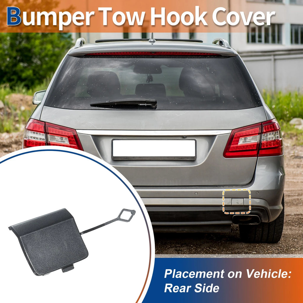 Rear Tow Hook Cover Replacement for Mercedes-Benz E200 W212 (2010–2016)