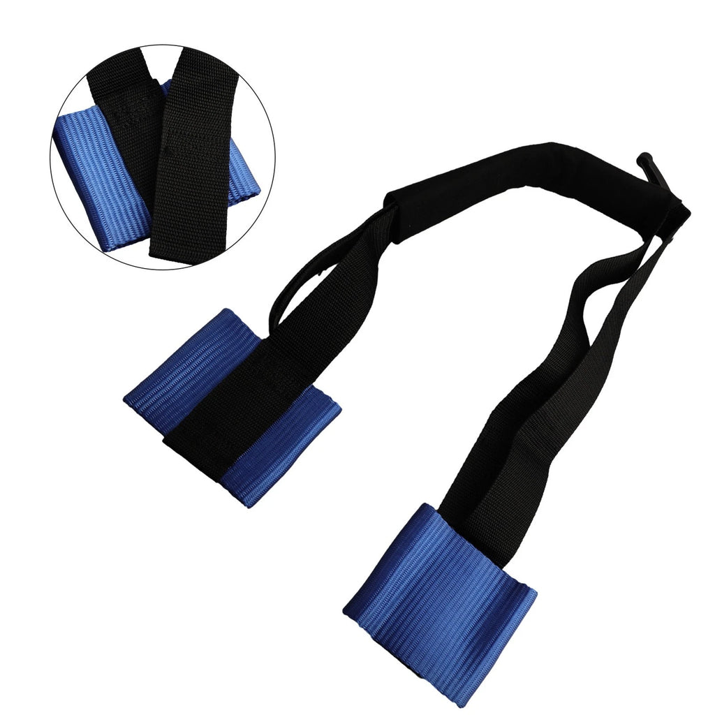 Handlebar Strap for Most Motorcycles (Nylon Webbing, Blue)