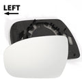 Left Side Mirror Glass Non Heated White Back for Hyundai i20 (2014–2020)