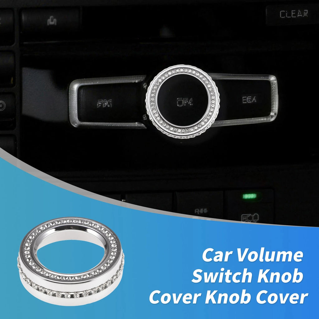 Switch Knob Button Cover Trim Ring for Mercedes Benz W204 C-Class (2007–2015)