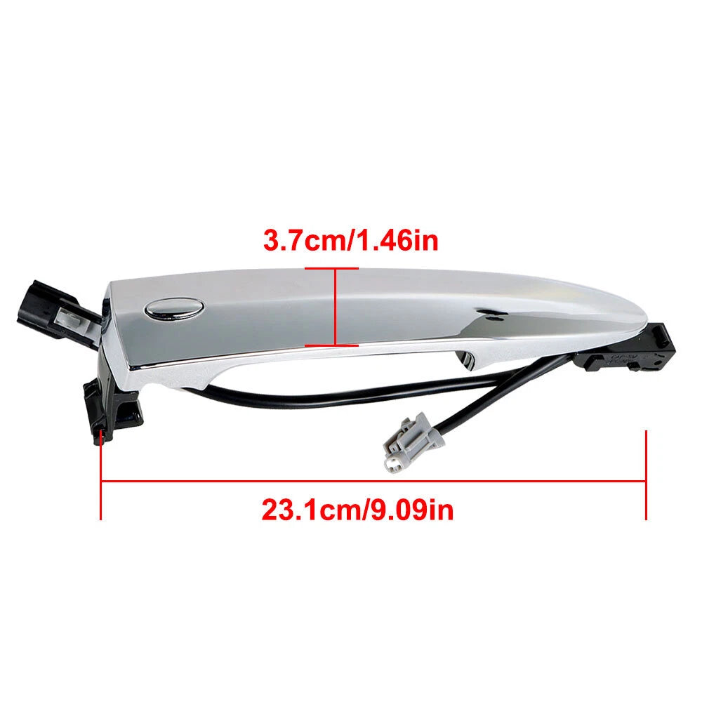 Left Driver Side Exterior Door Handle for Nissan Sentra (2009–2014), Maxima (2013–2016)