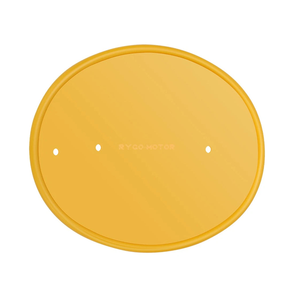 Yellow Front Side Number Plate for Honda Z50 Z50R MR50 XR75 (1974–1987)