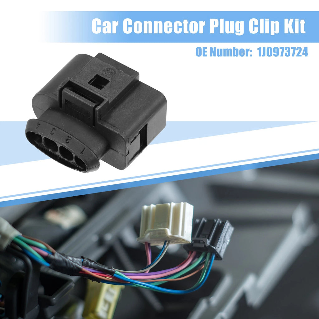 4 Pin Coil Pack Connectors Plug Set for VW Audi Seat (2005–2015)