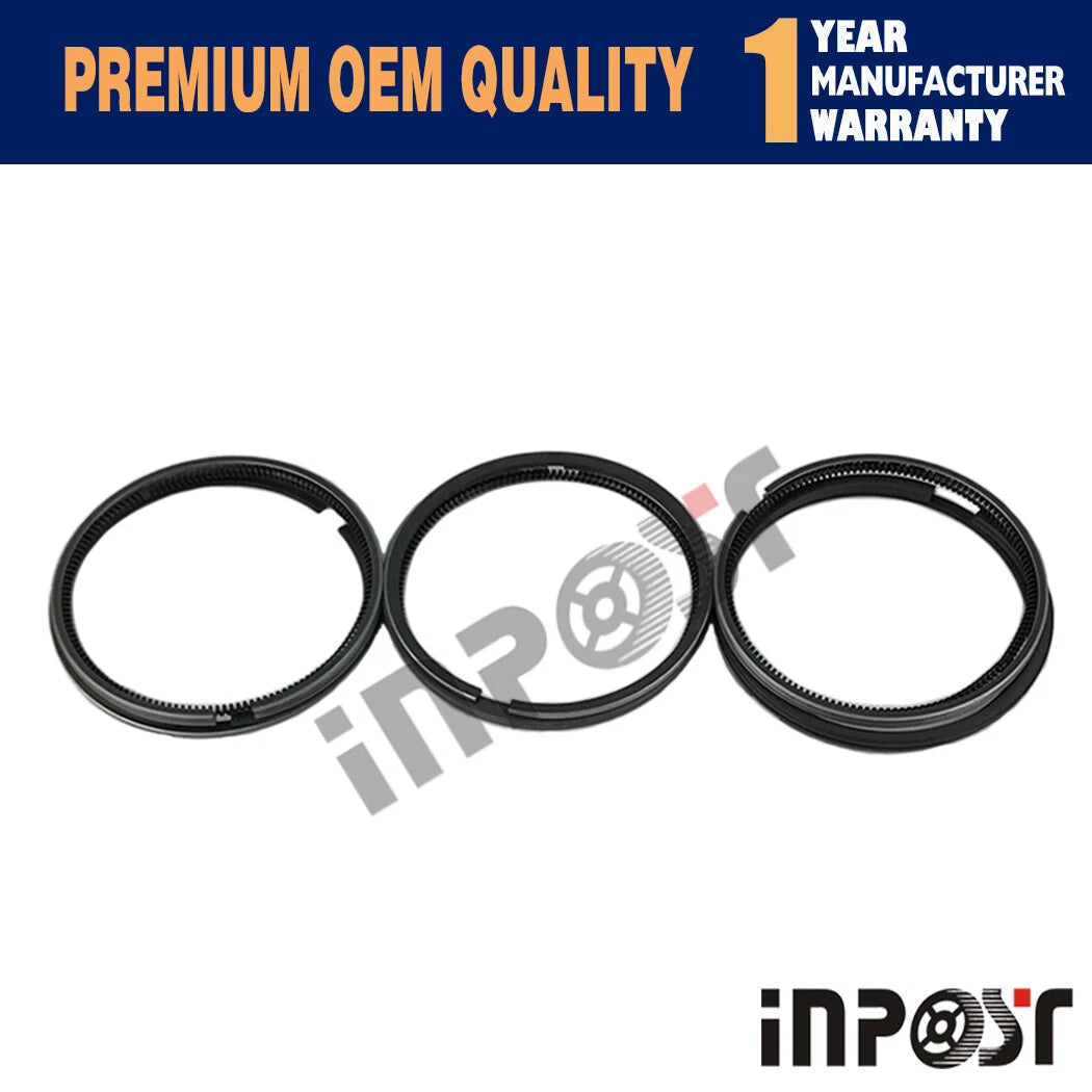 Piston Kit & Rings STD for Kubota Engine 3 Cylinders (D1005)