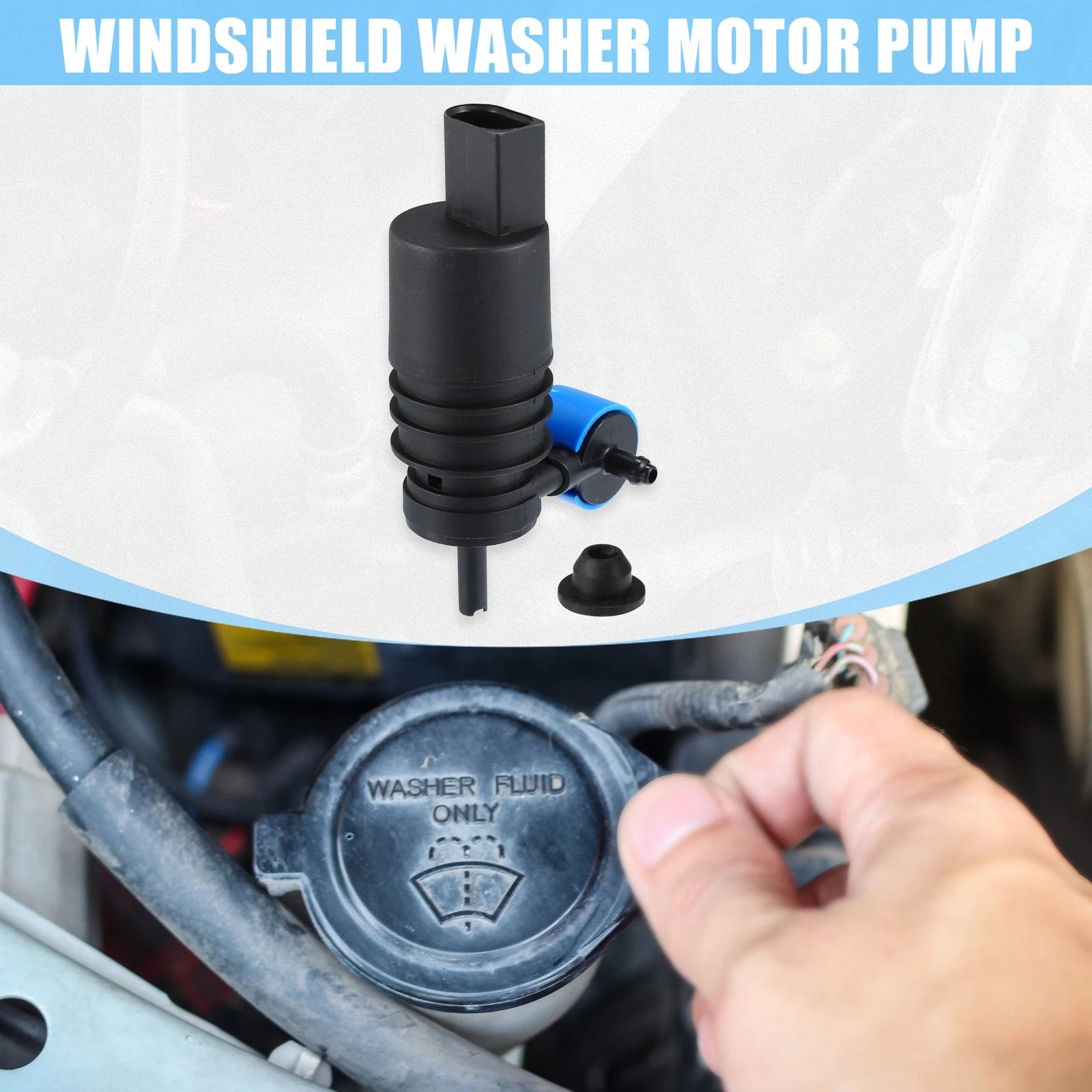 Windshield Washer Motor Pump for Audi A3 (2006–2015)
