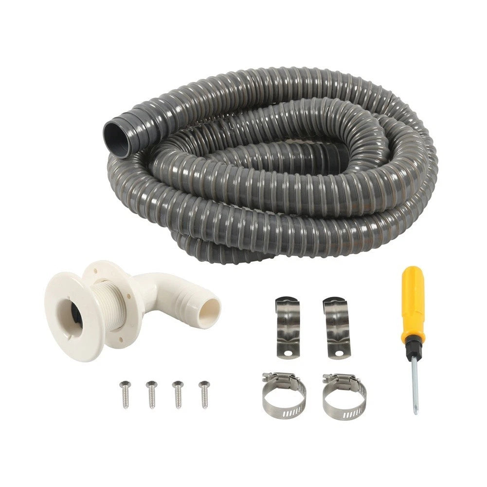 Bilge Drain Fitting Kit for Marine (1-1/8 Inch)
