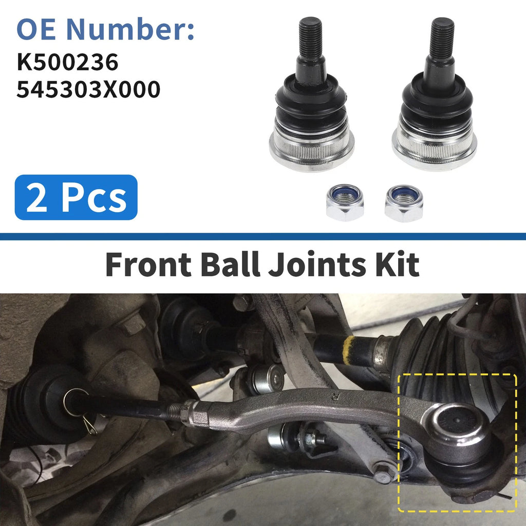2 Pcs Front Lower Ball Joints Replacement for Hyundai Elantra (2011–2016)