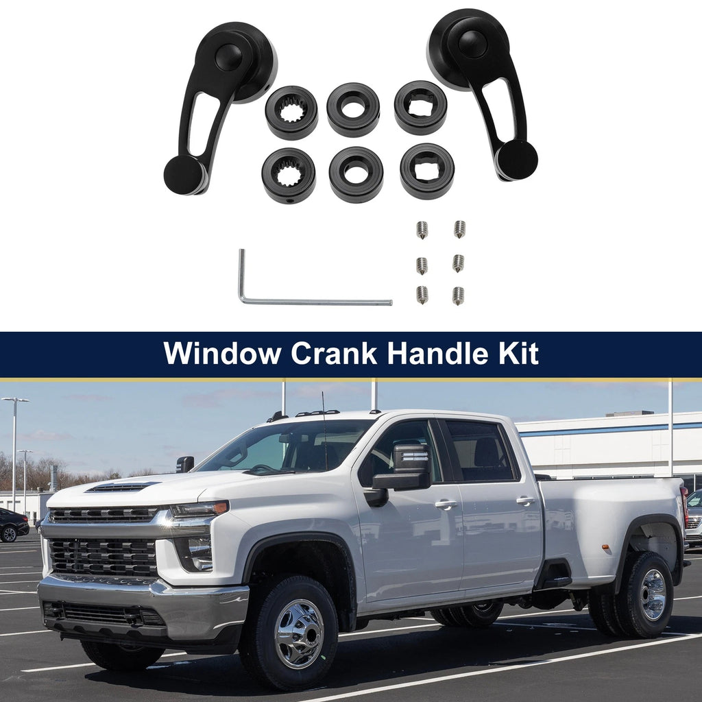 Car Door Window Crank Handle Replacement for Chevy Ford Chrysler (Set) (OEM)