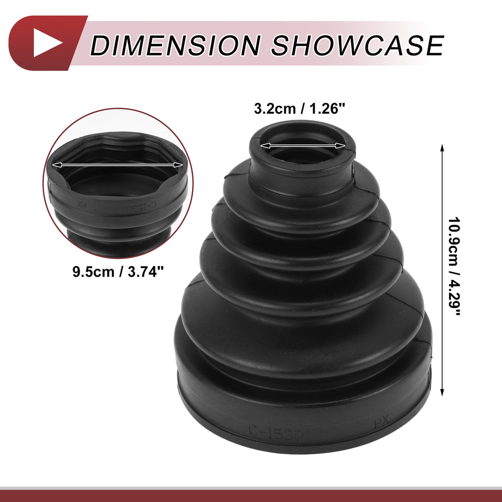 Inner CV Joint Boot Kit with Clamps for Toyota 4Runner (2024–2024)