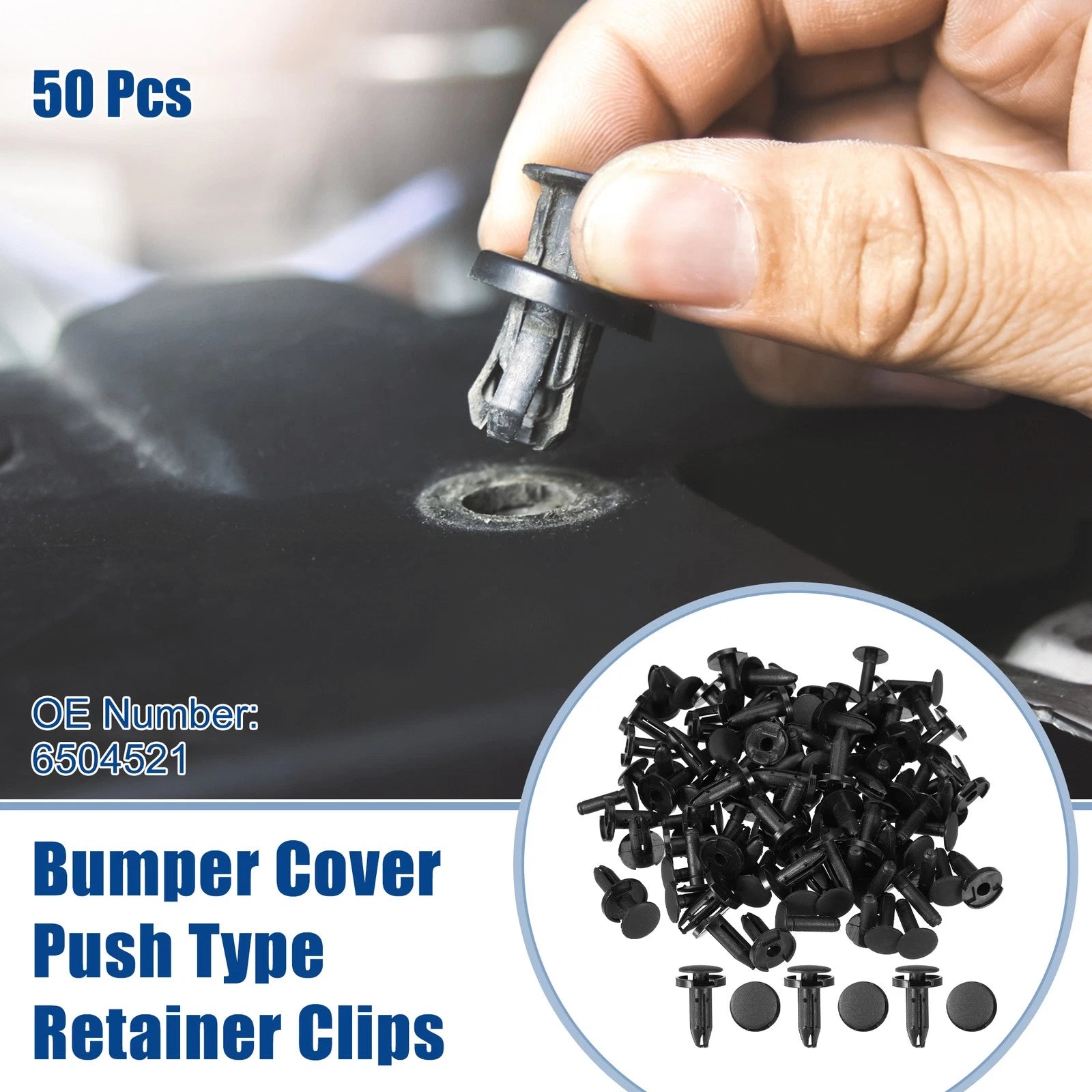 Bumper Cover Retainer Clips Push Type Set for Chrysler 200 (2011–2014)