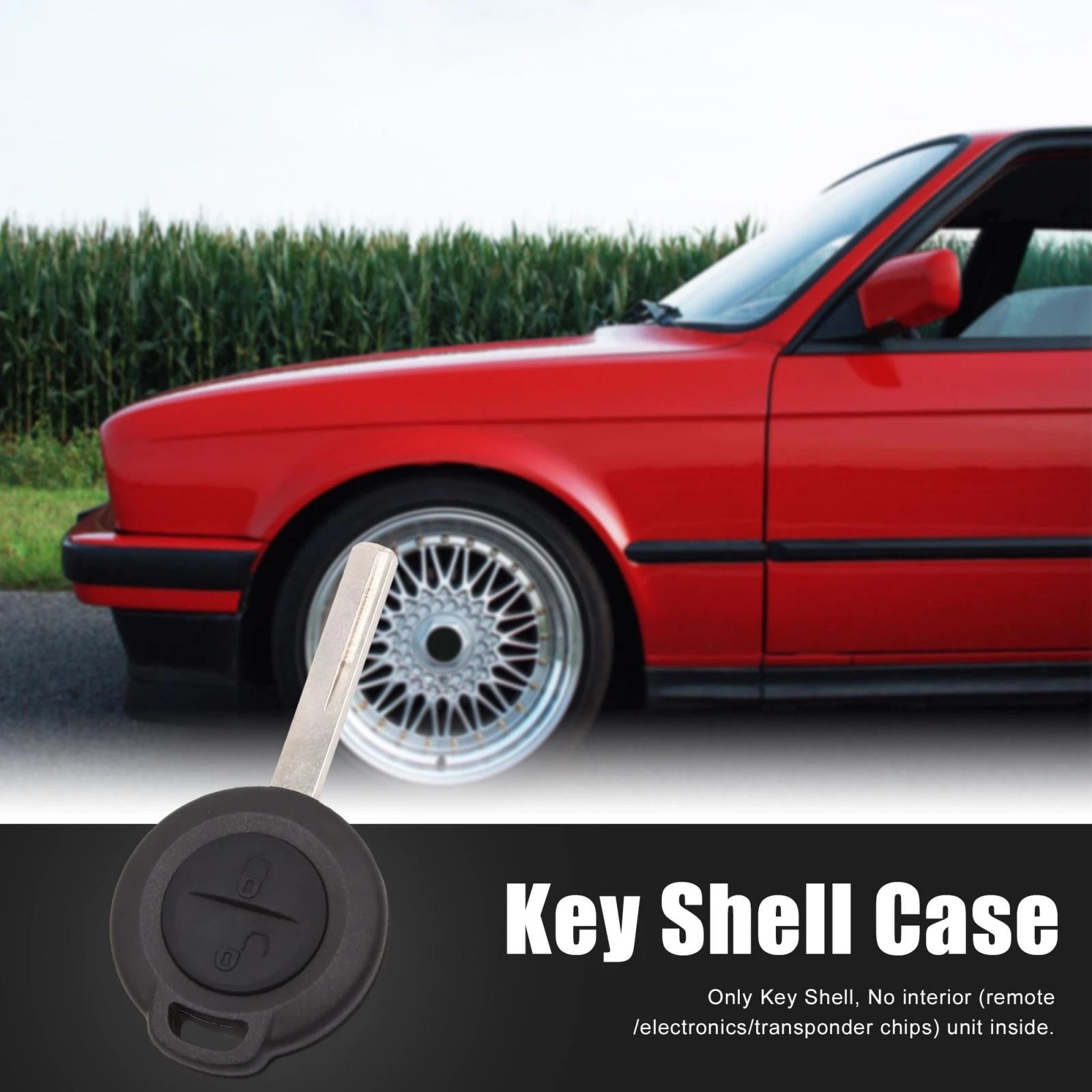 Car Key Shell Case Replacement for Mitsubishi Colt Warrior Carisma (2005–2008)