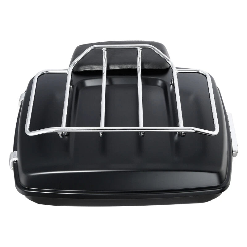 Matte Razor Trunk Pad Mount Rack for Harley Touring Street Road Glide (2014–2026)