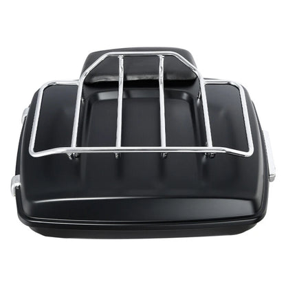 Matte Razor Trunk Pad Mount Rack for Harley Touring Street Road Glide (2014–2026)