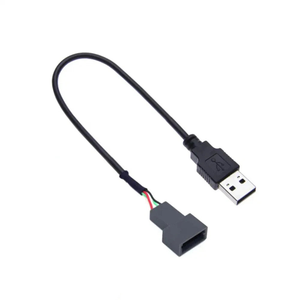 4 PIN Plug USB CD Radio Cable Adapter For Hyundai Sonata Kia KX3 KX5 Sorento
