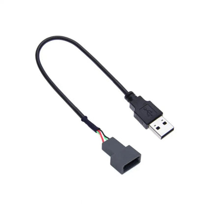 4 PIN Plug USB CD Radio Cable Adapter For Hyundai Sonata Kia KX3 KX5 Sorento