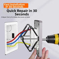 20pcs Compact Socket Repair Tool Set for Electricians (DIY)
