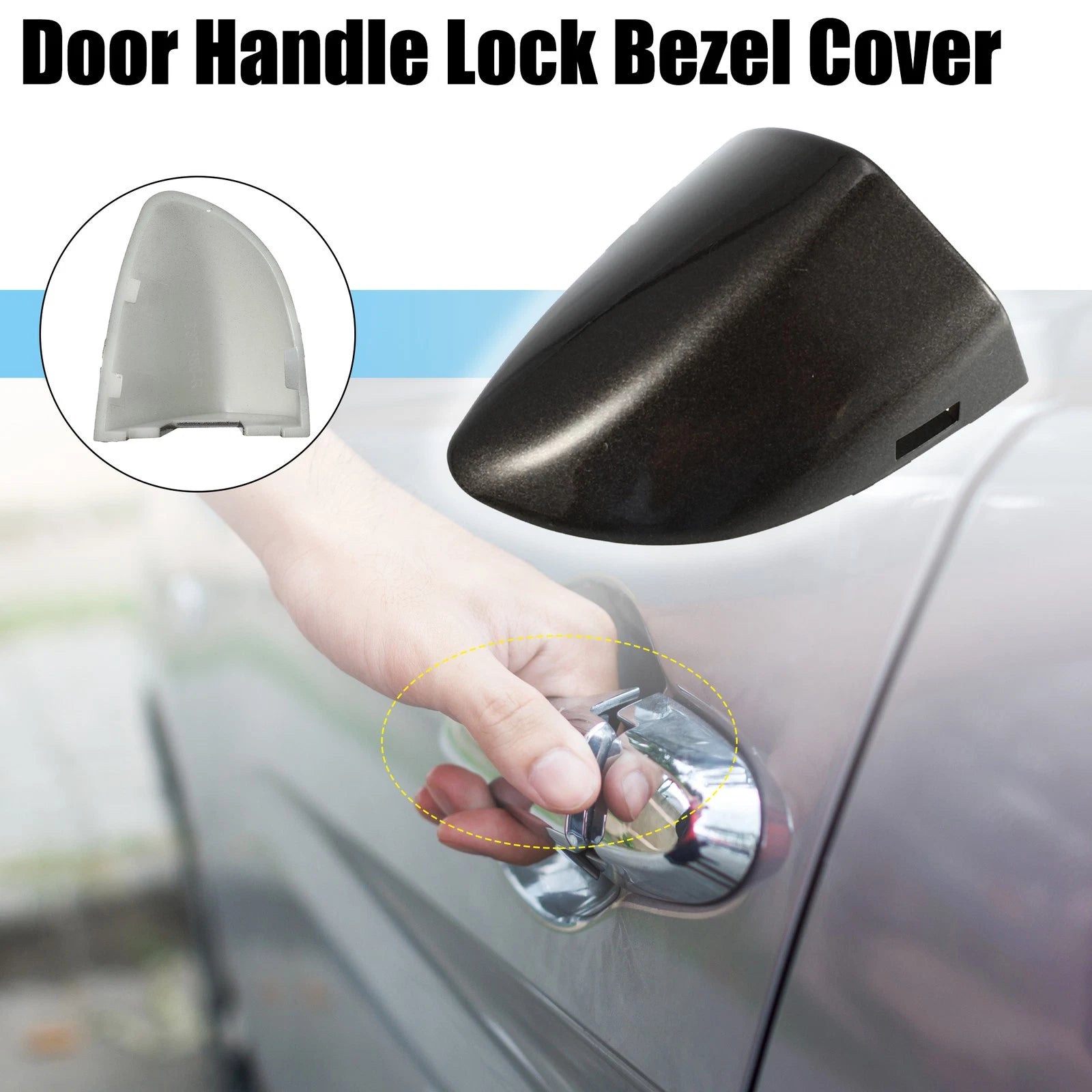 Front Right Outside Door Handle Cover for VW Passat (2012–2019) - Deep Brown