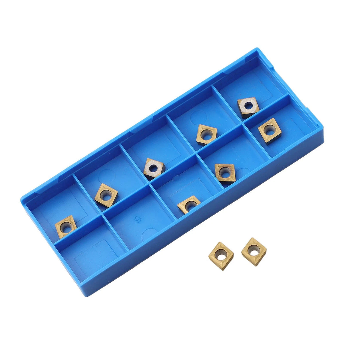 10X CCMT060204 Carbide Inserts for Various Processing Environments