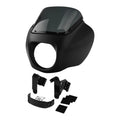 Headlight Fairing with Bracket for Harley Softail FXST FXBBS (2018–2025) Black Denim