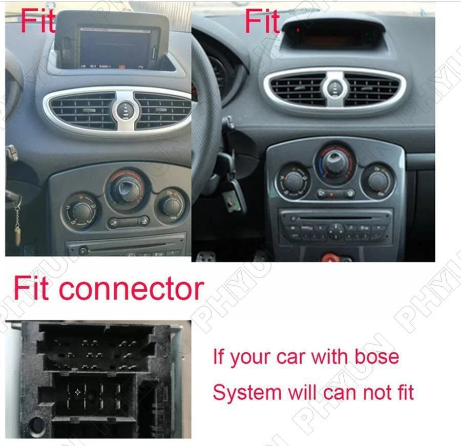 9'' Android 11 Stereo Radio GPS Navi Head Unit for Renault Clio 3 (2005–2014)