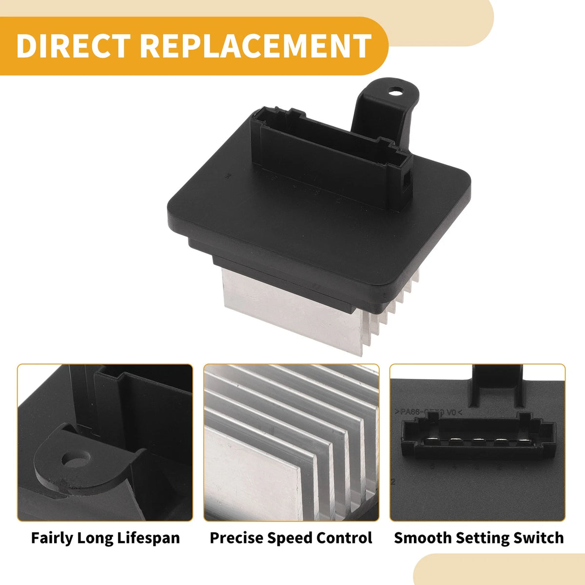 HVAC Blower Motor Resistor No. 1612307980 for Peugeot 308 (2015–2020)