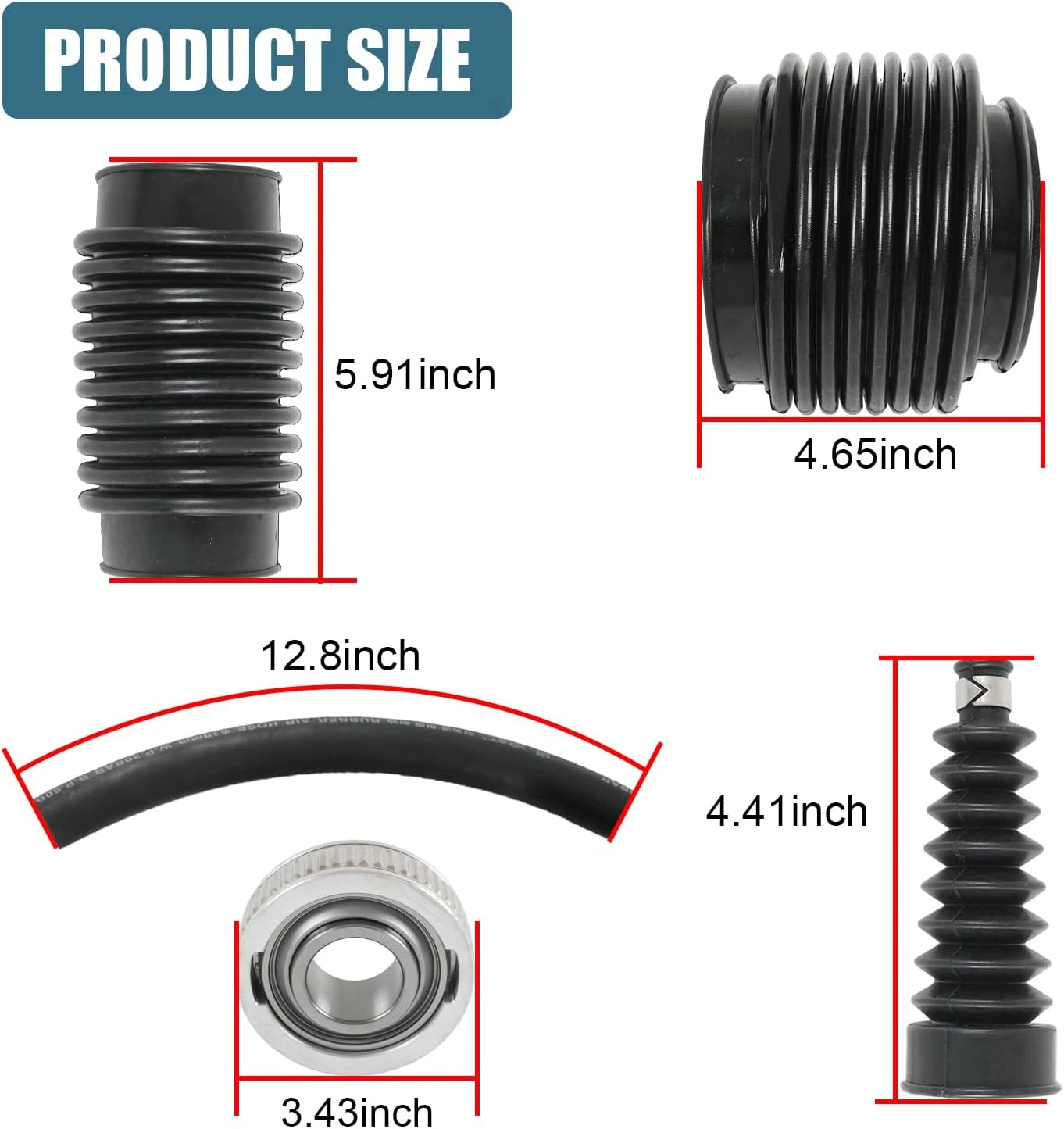 Transom Seal Bellows Kit for MerCruiser Alpha One Gen 2 (1991–Present) 30-803099T1