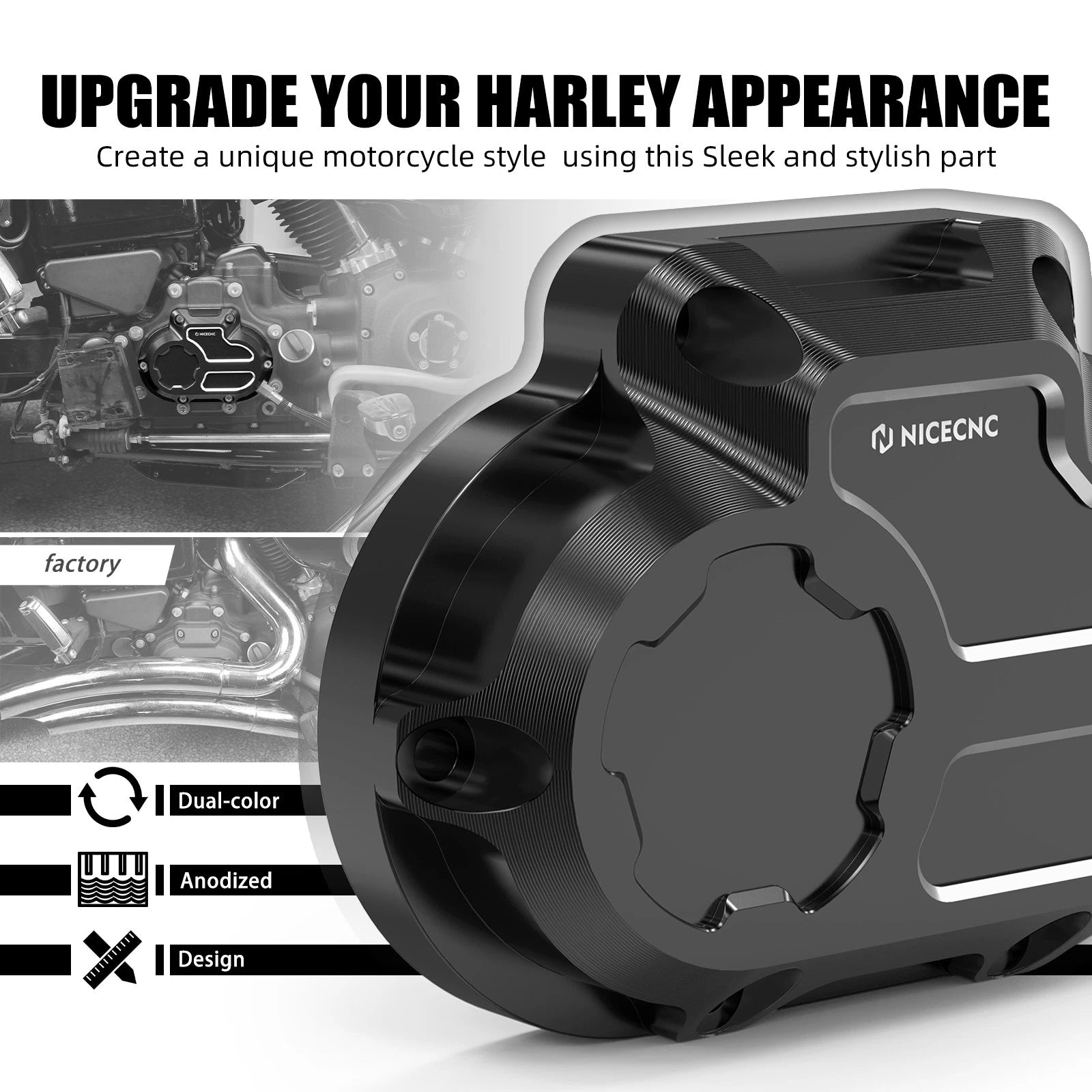 Transmission Side Cover Guard for Harley Dyna Super Glide FXD (2006–2013)