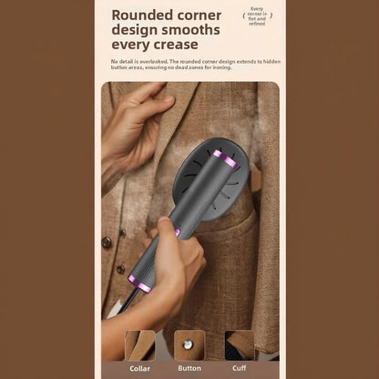 Handheld Steamer Iron for Travel (Fast Heat Fabric Refreshing Tool)