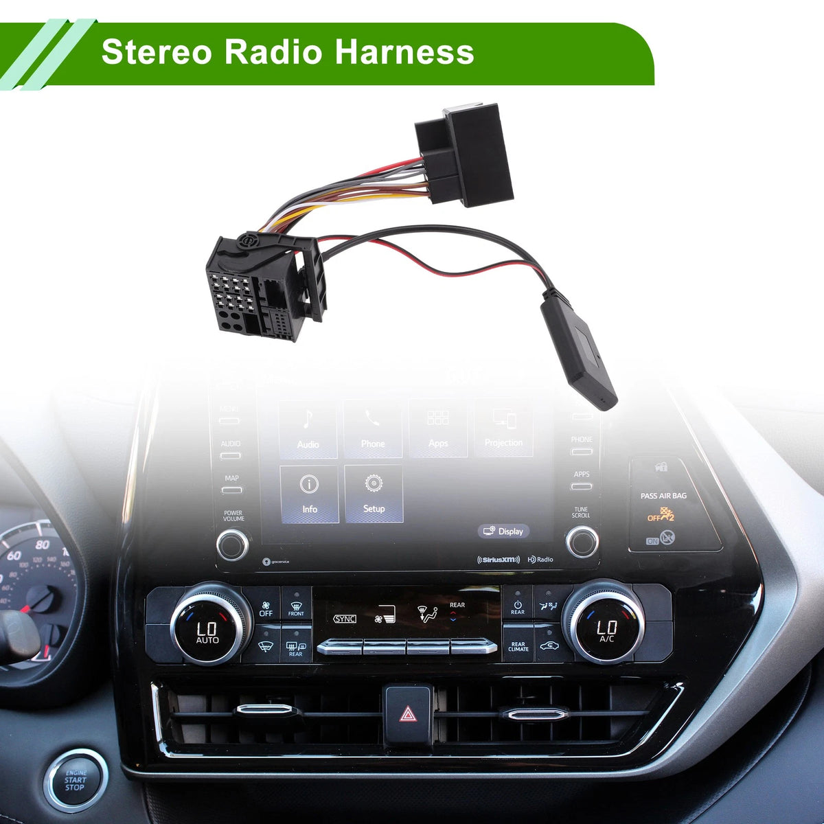Stereo Radio Harness for Opel CD30 CDC40 CD70 DVD90 (16 Pin)