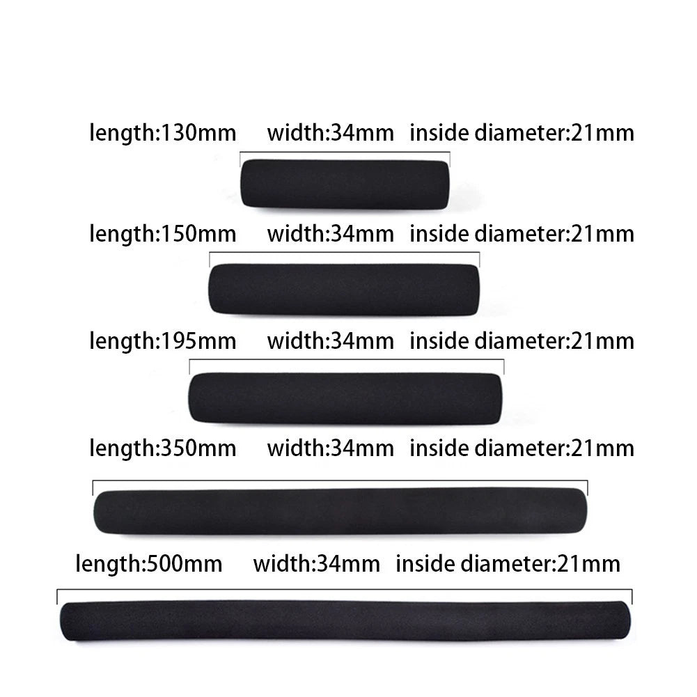 1 Pair Handlebar Foam Cover Grips for Motorcycle (130-500mm)
