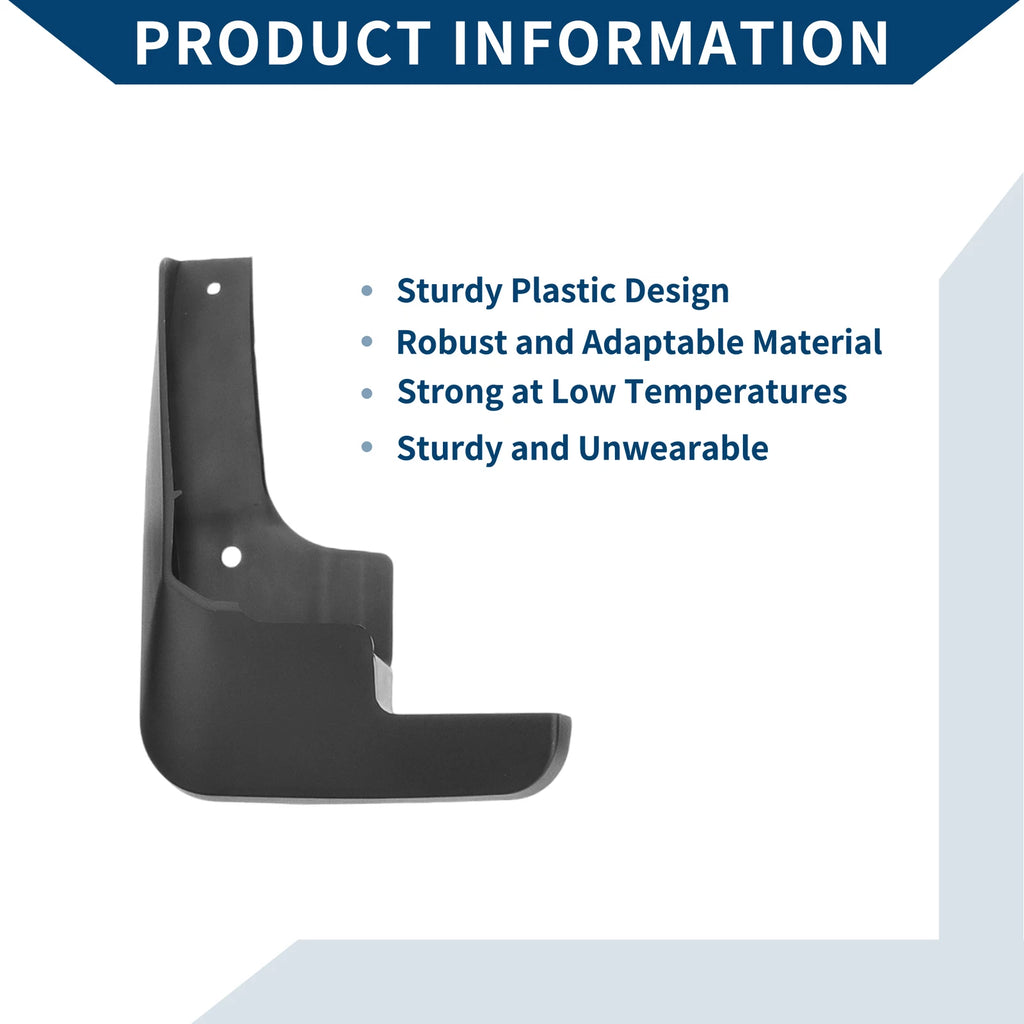 Set of 4 Mud Flaps Splash Guards for Citroen Elysee (2014–2019)