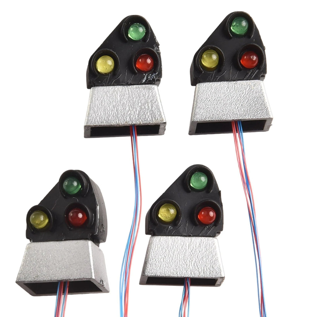 2X Railway Block Signal for Train (Low Signal, 3 Lights)