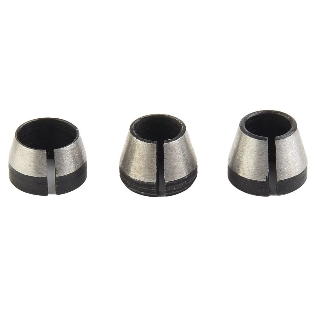 Collet Chuck Set for Power Tools (6mm, 6.35mm, 8mm)