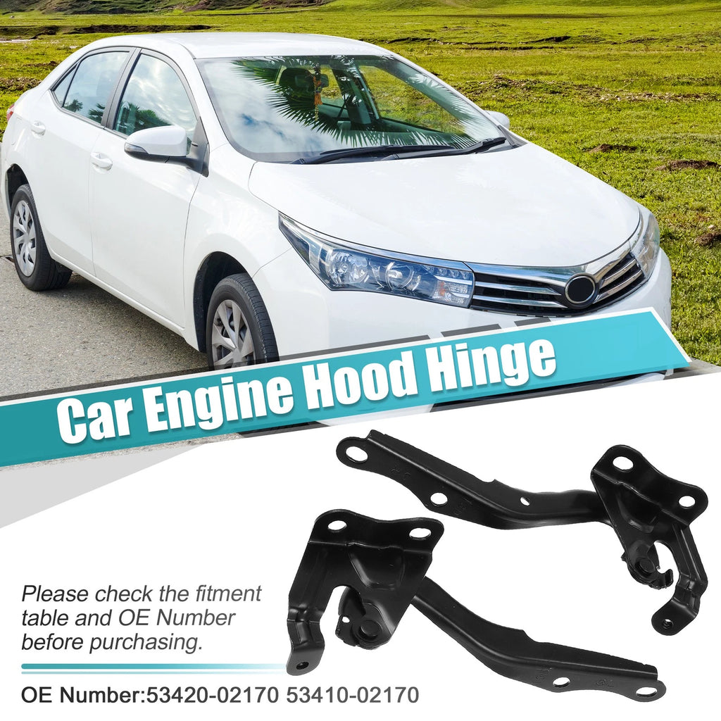 Hood Hinge Set Right Left Replacement for Toyota Hilux (2012–2015)