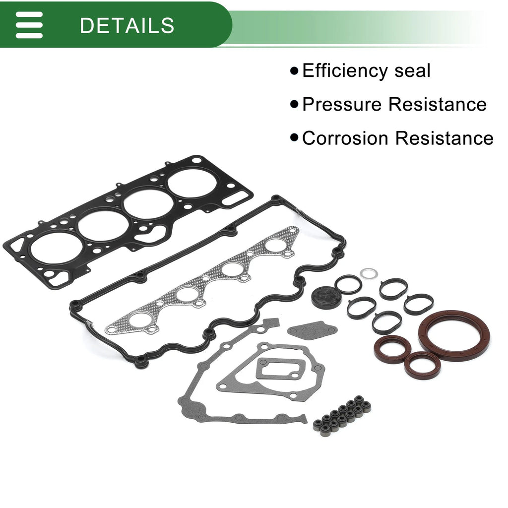 Cylinder Head Gasket Kit Replacement for Hyundai Accent Engine G4EA (1995–2000)