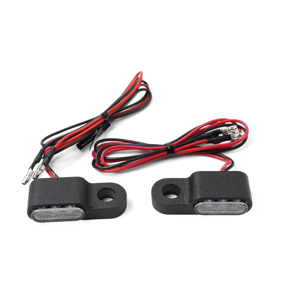 2X Mini Motorcycle Turn Signals Blinker Light Indicator Amber Lamp