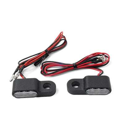 2X Mini Motorcycle Turn Signals Blinker Light Indicator Amber Lamp