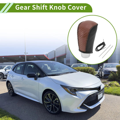 Gear Shift Knob Cover Replacement for Toyota Corolla (2009–2013) Carbon Fiber