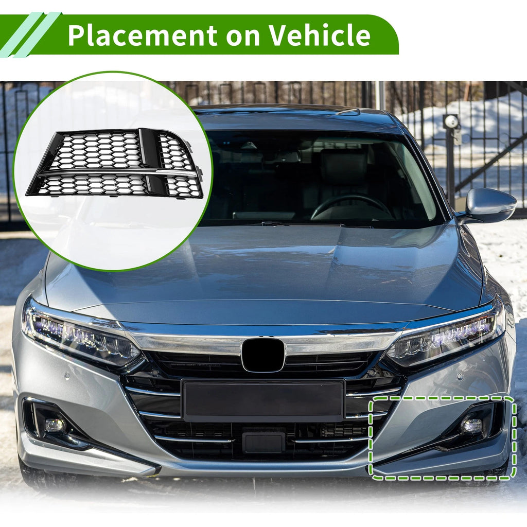 Left Front Fog Light Grill Replacement for Audi A3 S3 (2017–2020)