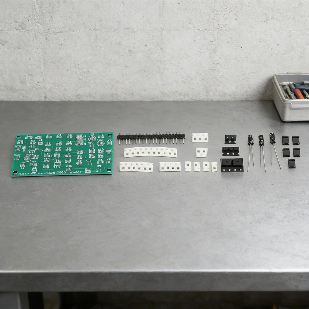 Electronic DIY Soldering Kit with NE555 Waveform Generator