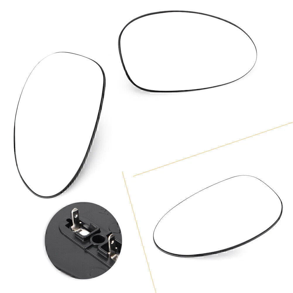 2X Door Window Wing Mirror Glass for BMW 1 3 Series (E82 E88 E46 E90 E91)
