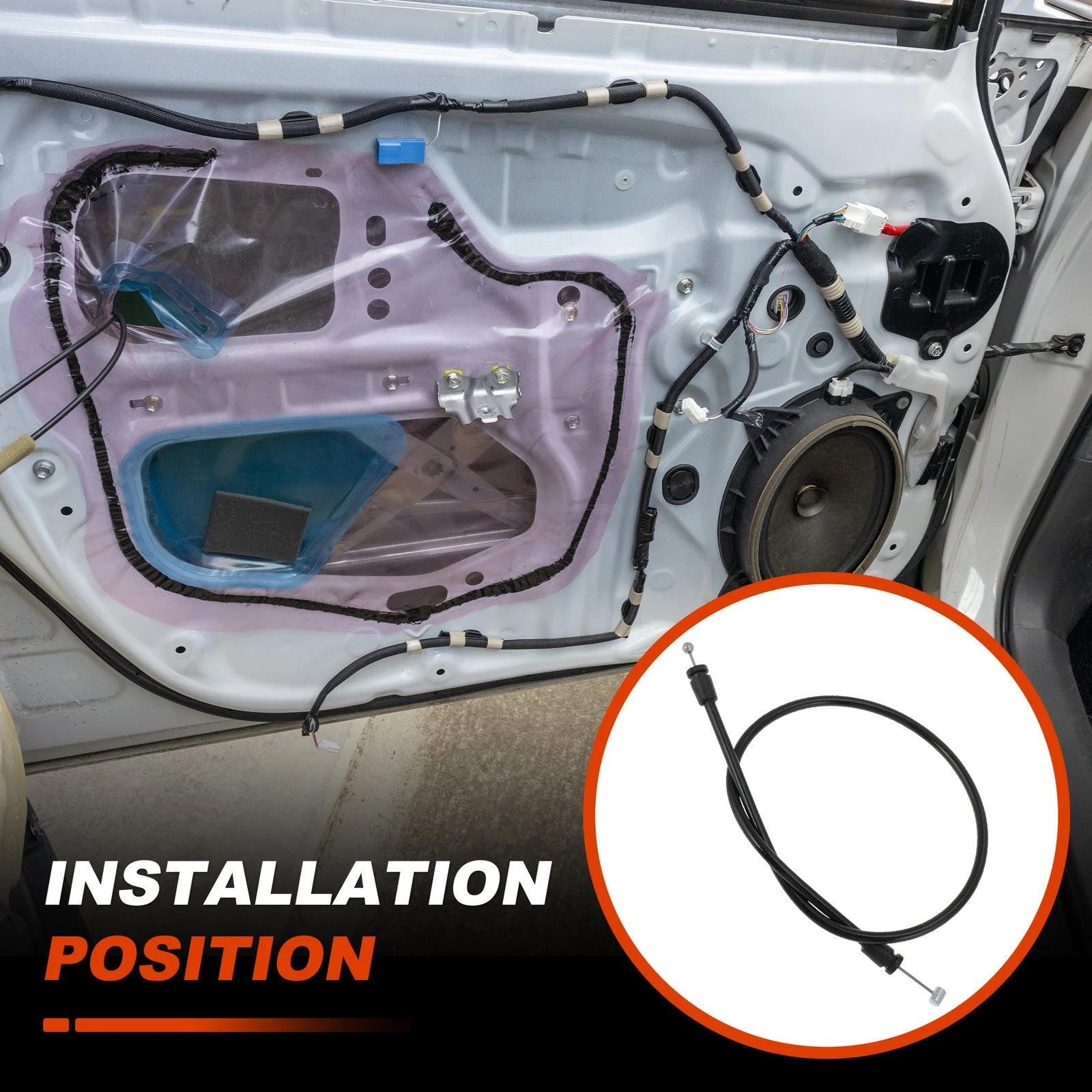 Door Latch Release Cable for Ford Ranger (1993–2011)