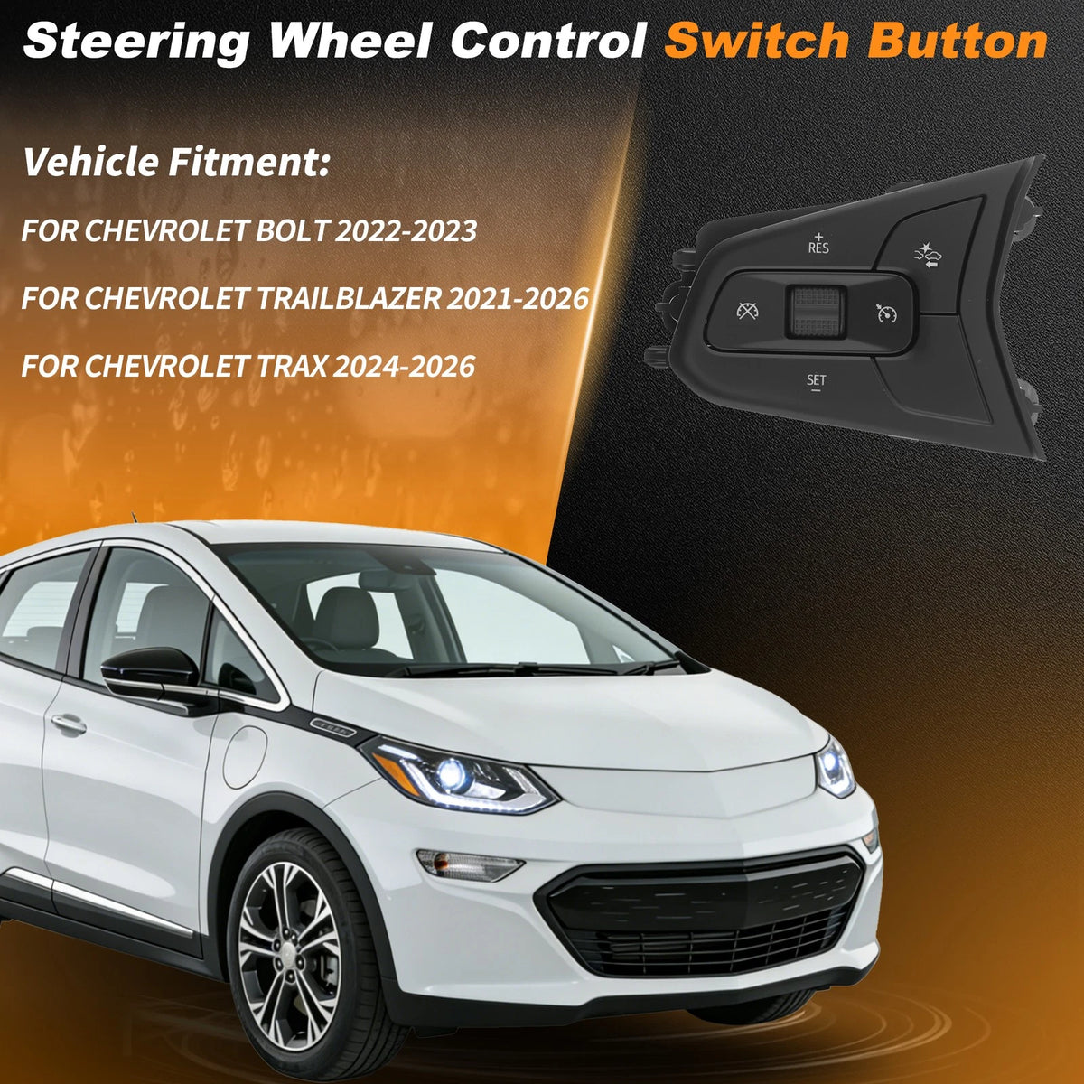 Steering Wheel Button Left Side for Chevrolet Bolt (2022–2023) No.13531981