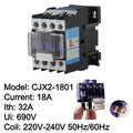 AC Contactor CJX2-1801 for Power Distribution (240V)