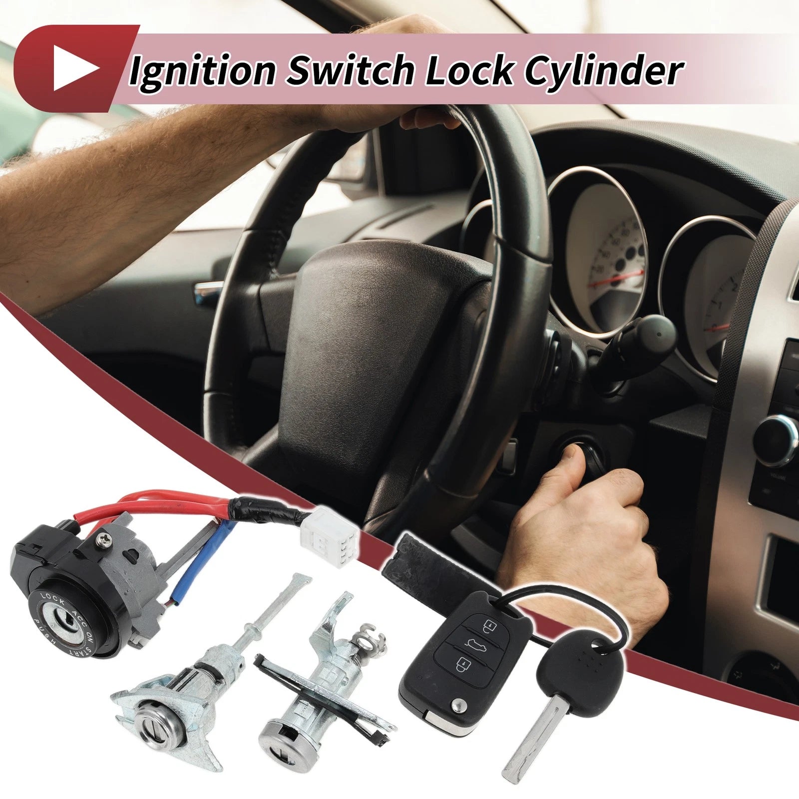 Ignition Lock Cylinder Replacement for Hyundai Sonata 2015–2017