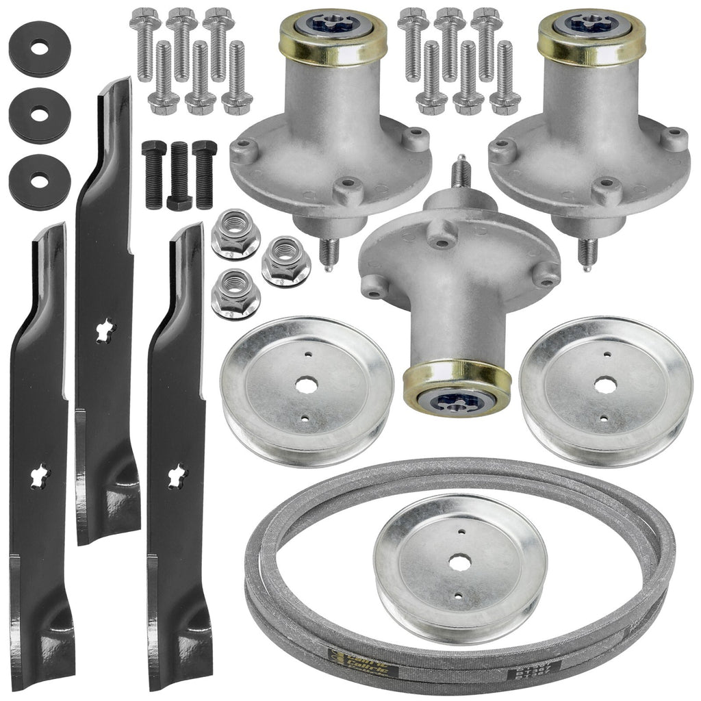 Deck Spindle Belt Blade Pulley Kit for Husqvarna EZ4824 (2007–2015)