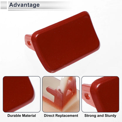 Bumper Headlight Washer Nozzle Cover Cap for BMW X3 (2011–2017) Red