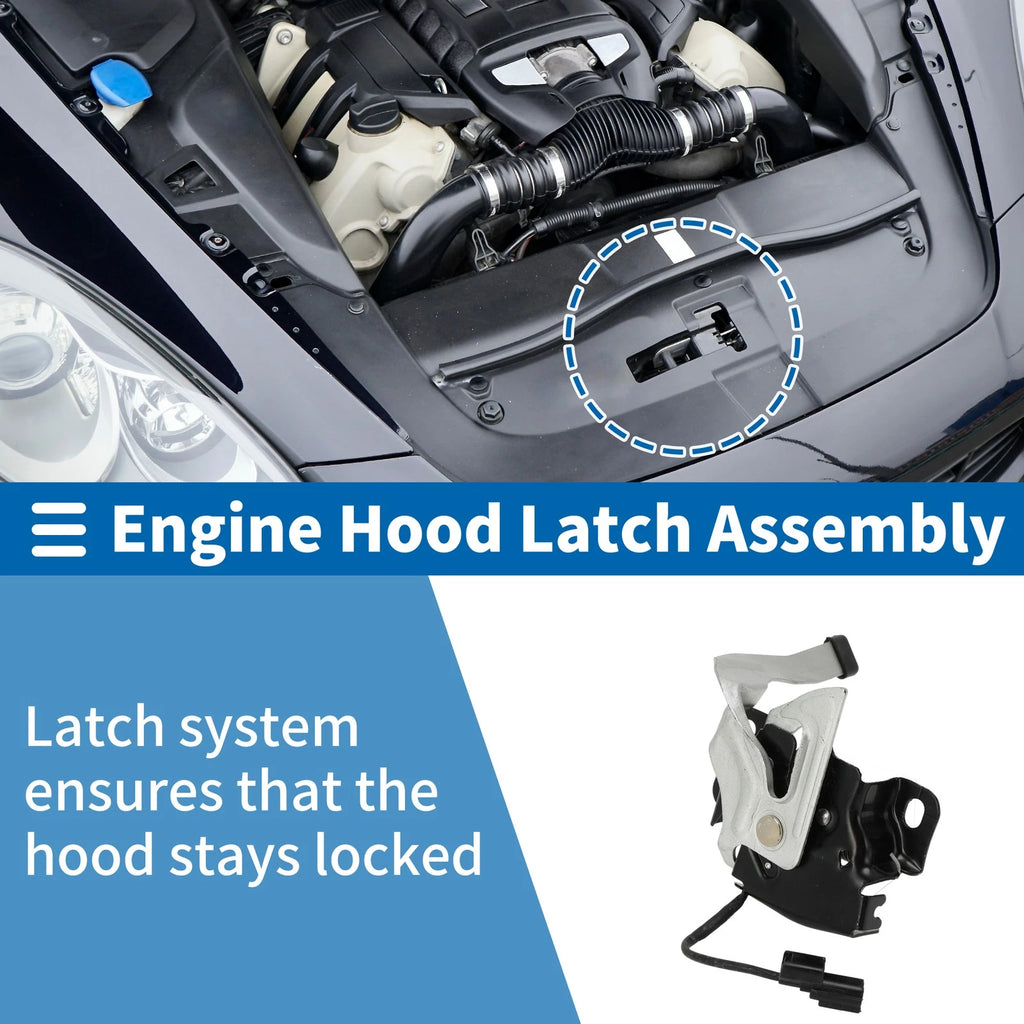 Hood Latch Assembly OEM Replacement for Honda Fit Hatchback (2009–2015)