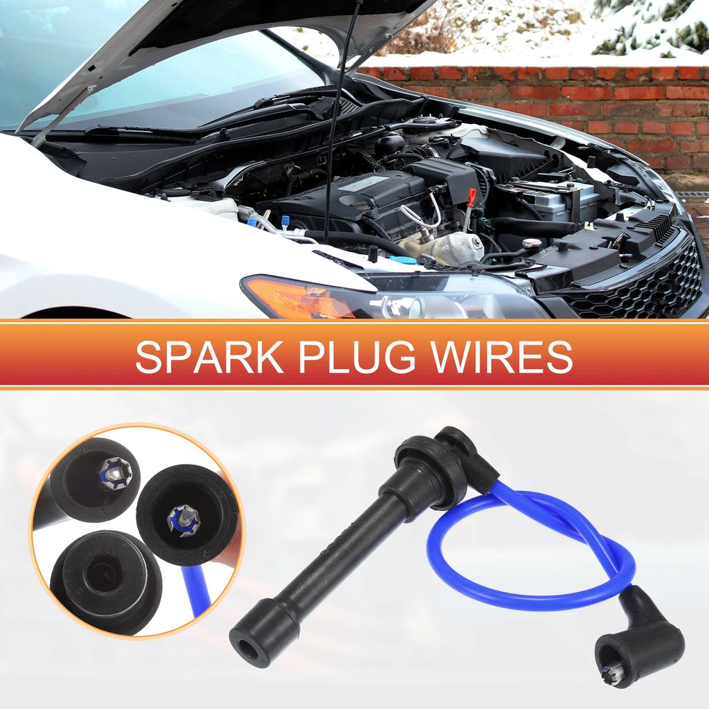 Ignition Coil Spark Plug Wire Set for Honda Accord SOHC (2008–2012)